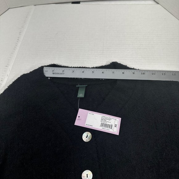 2 Piece Wild Fable Women's XS Black Crop Sweater And Blue Ribbed T-Shirt New - Picture 8 of 16